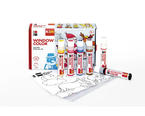 Marabu KiDS Raamverfset Kerst 6x25ml