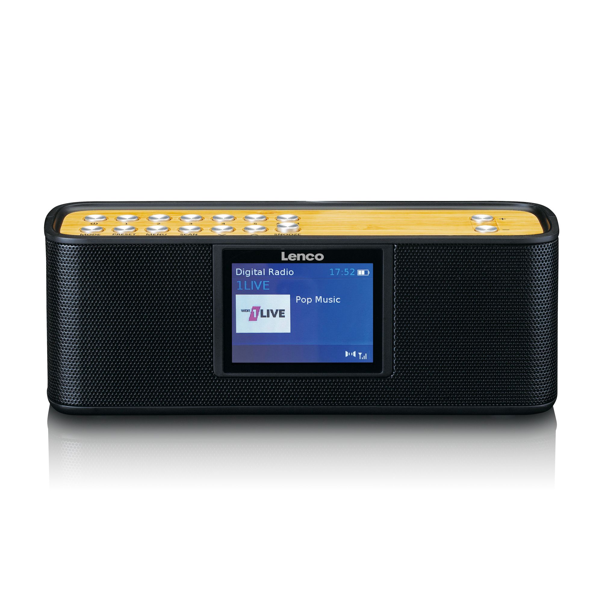 Lenco PDR-045BK Draagbare DAB+ radio met Bluetooth