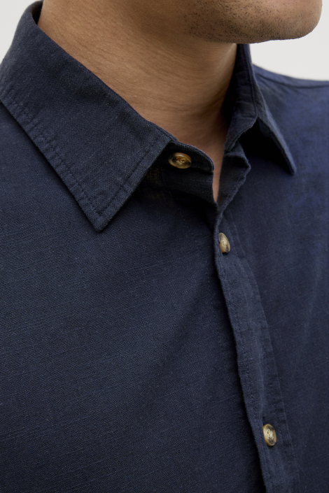 Jack & Jones blauwe heren overhemd