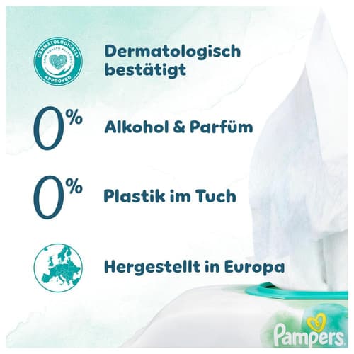 Pampers Harmonie Aqua Feuchttücher 6er Pack