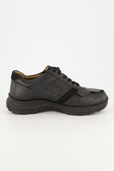Halbschuh, Jomos, mit Reißverschluss, extra weit, echtes Leder, bis Gr. 50