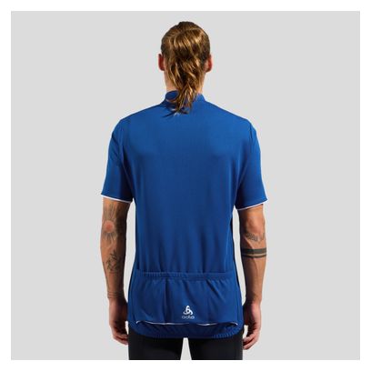 Maillot Manches Courtes Odlo Essentials 1/2 Zip Bleu