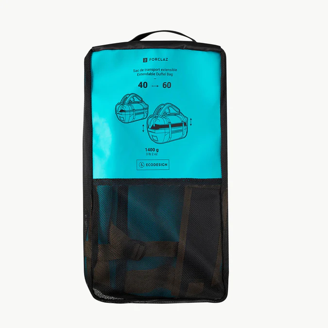 Decathlon Forclaz - Bolsa de viagem Forclaz 500 Extend de 40 a 60 litros