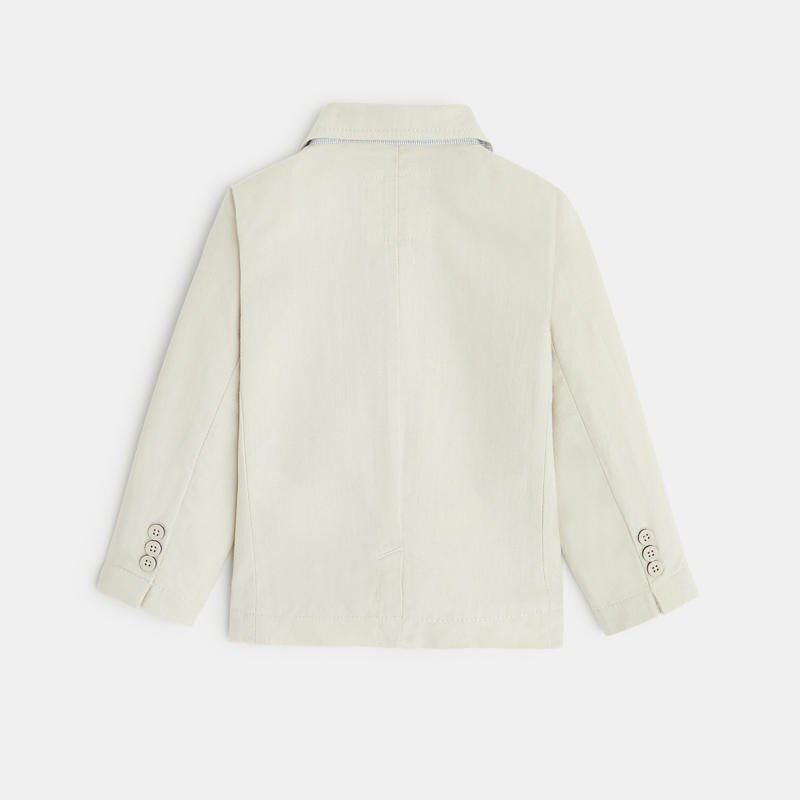 Veste en lin beige bébé garçon Beige