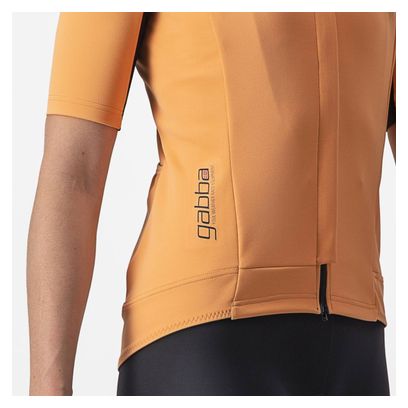 Maillot Manches Courtes Femme Castelli Gabba RoS 2 Orange/Khaki