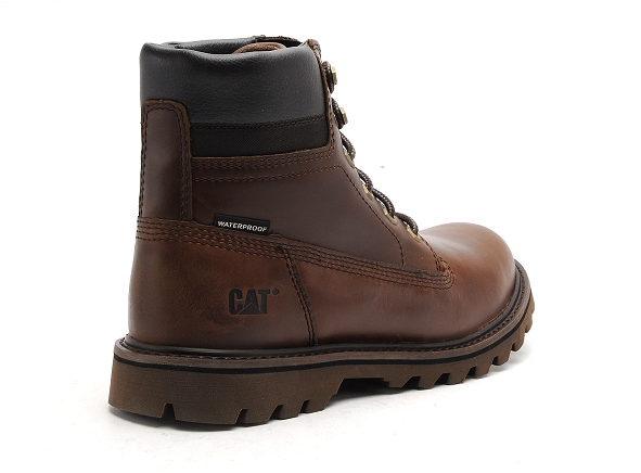 Caterpillar boots bottine homme deplete wp marron