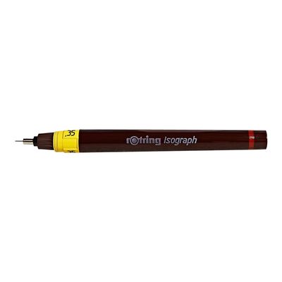 Rotring Isograph - Stylo technique - 0.35 mm - noir - fin