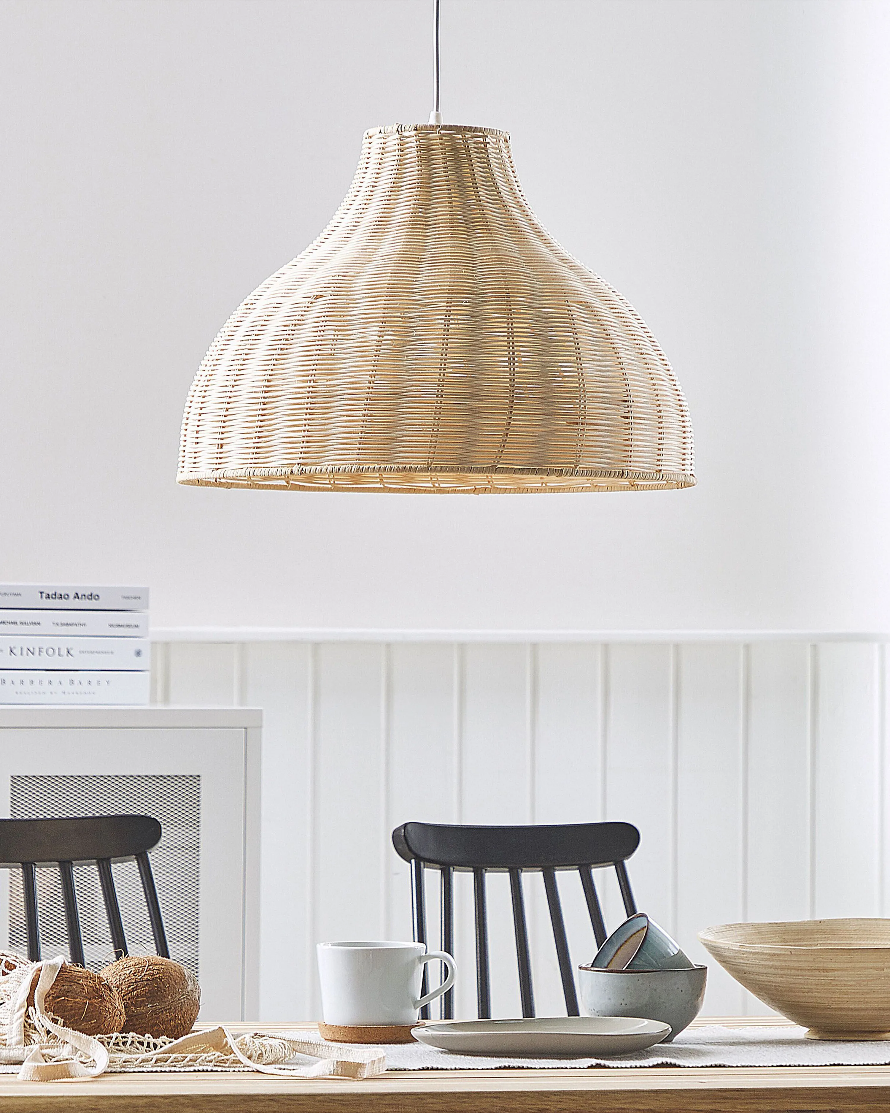 Hanglamp MILLIAN Rotan Lichtbruin