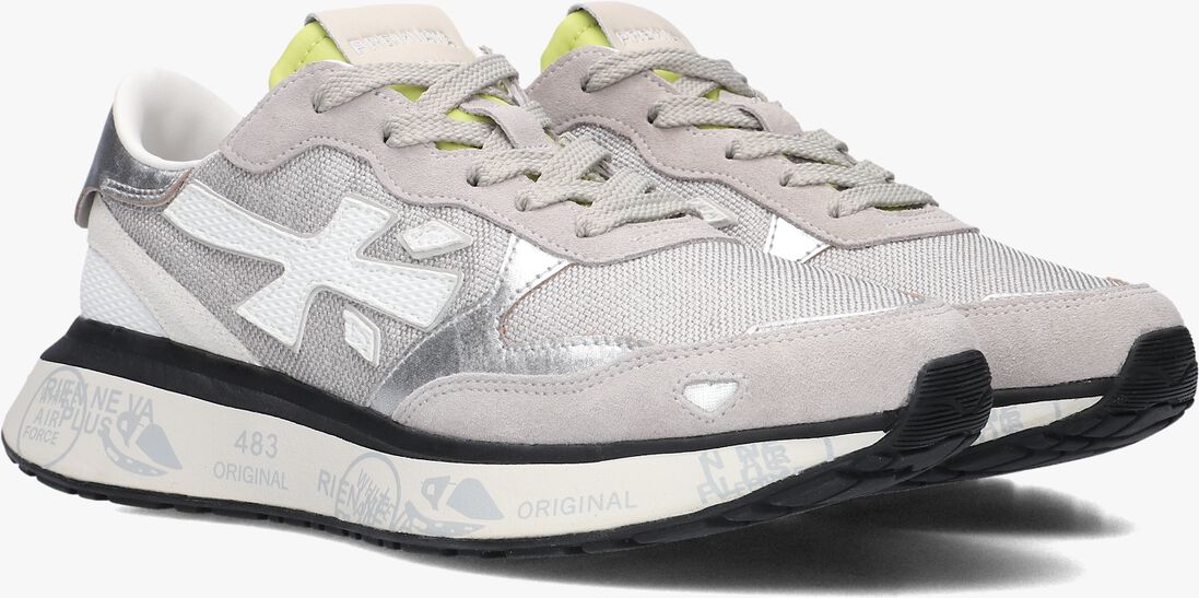 grijze premiata lage sneakers lauryn