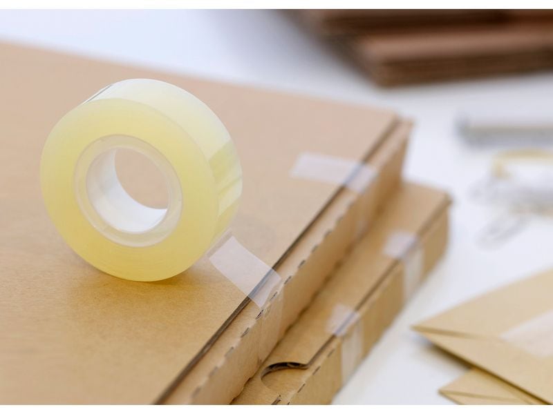 Scotch Klebeband 508, 15 mm x 33 m, 10 Rollen Klares und transparentes Klebeband