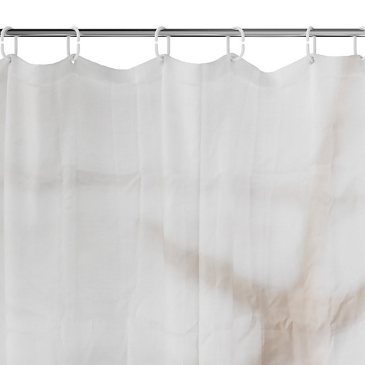 Rideau de douche sable Balka 180 x 200 cm GoodHome