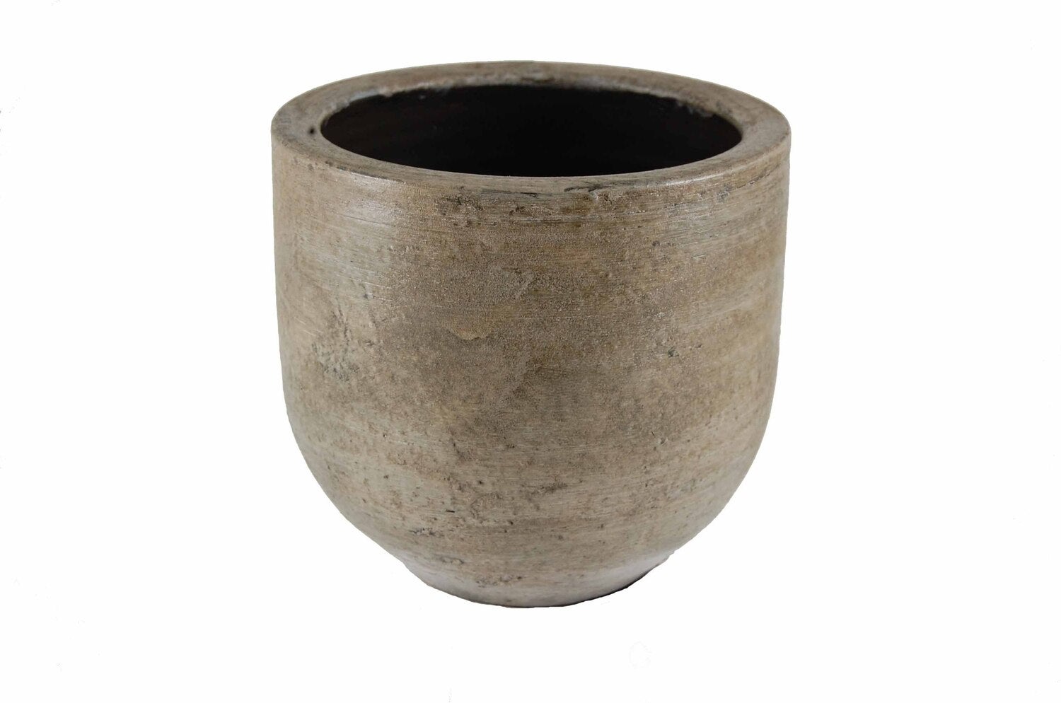 Pot Alaska D 19 H 17 cm industrieel bruin