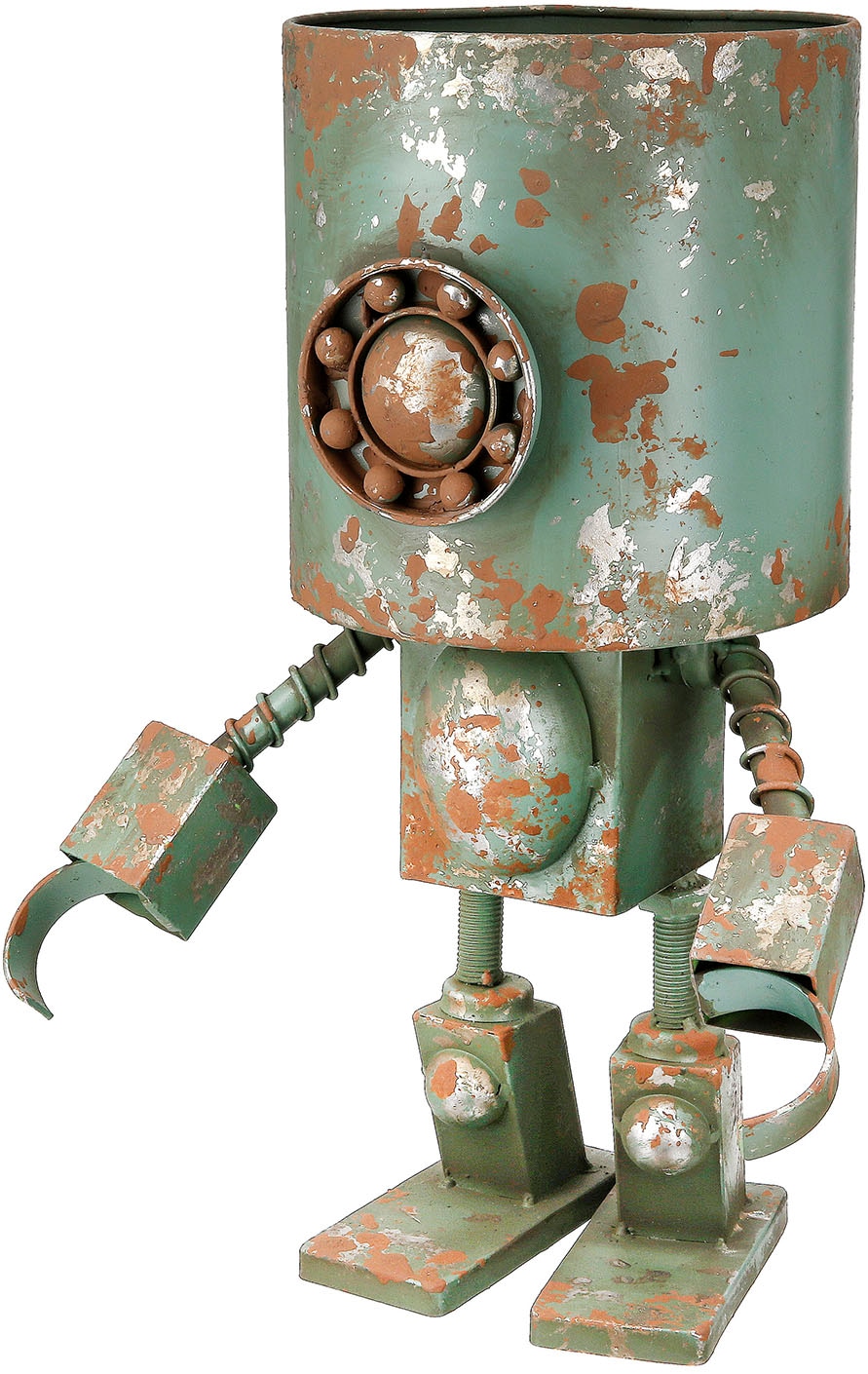 Casablanca by Gilde Übertopf »Übertopf Roboter Robotic grün H. 42 cm«