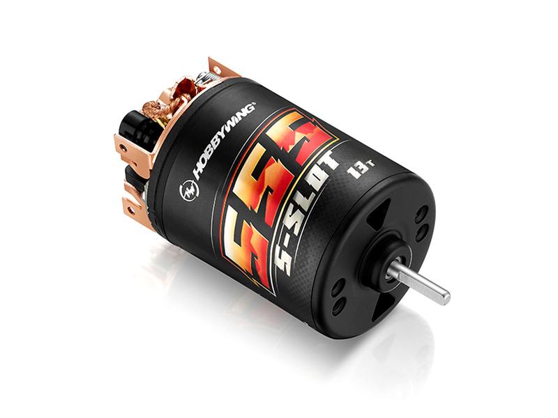Hobbywing Brushed Motor Quicrun 555 5-Slot, 13T 555er Bürstenmotor für RC Fahrzeuge im Massstab 1:10
