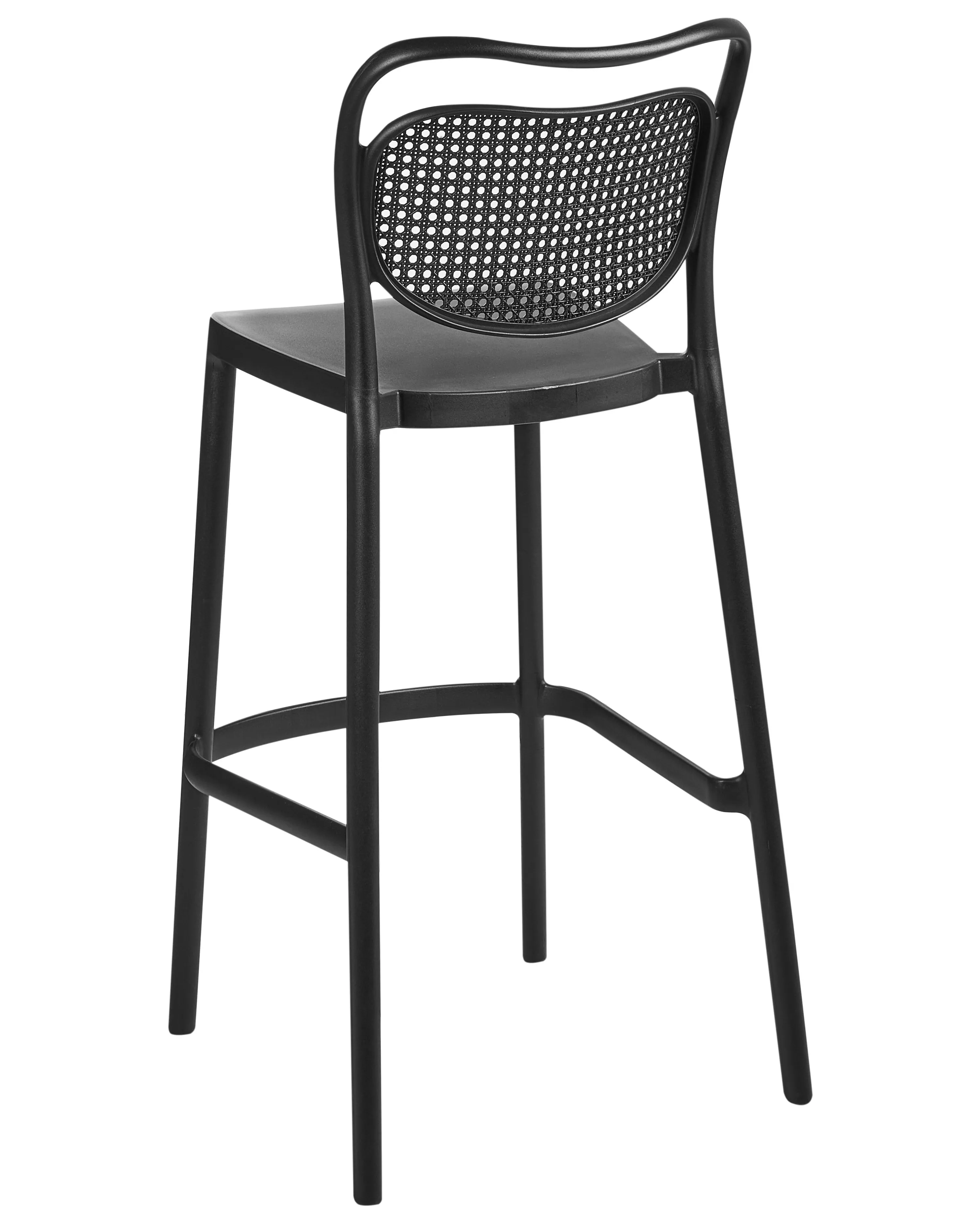 Set van 2 tuinbarkrukken CELLENO Zwart