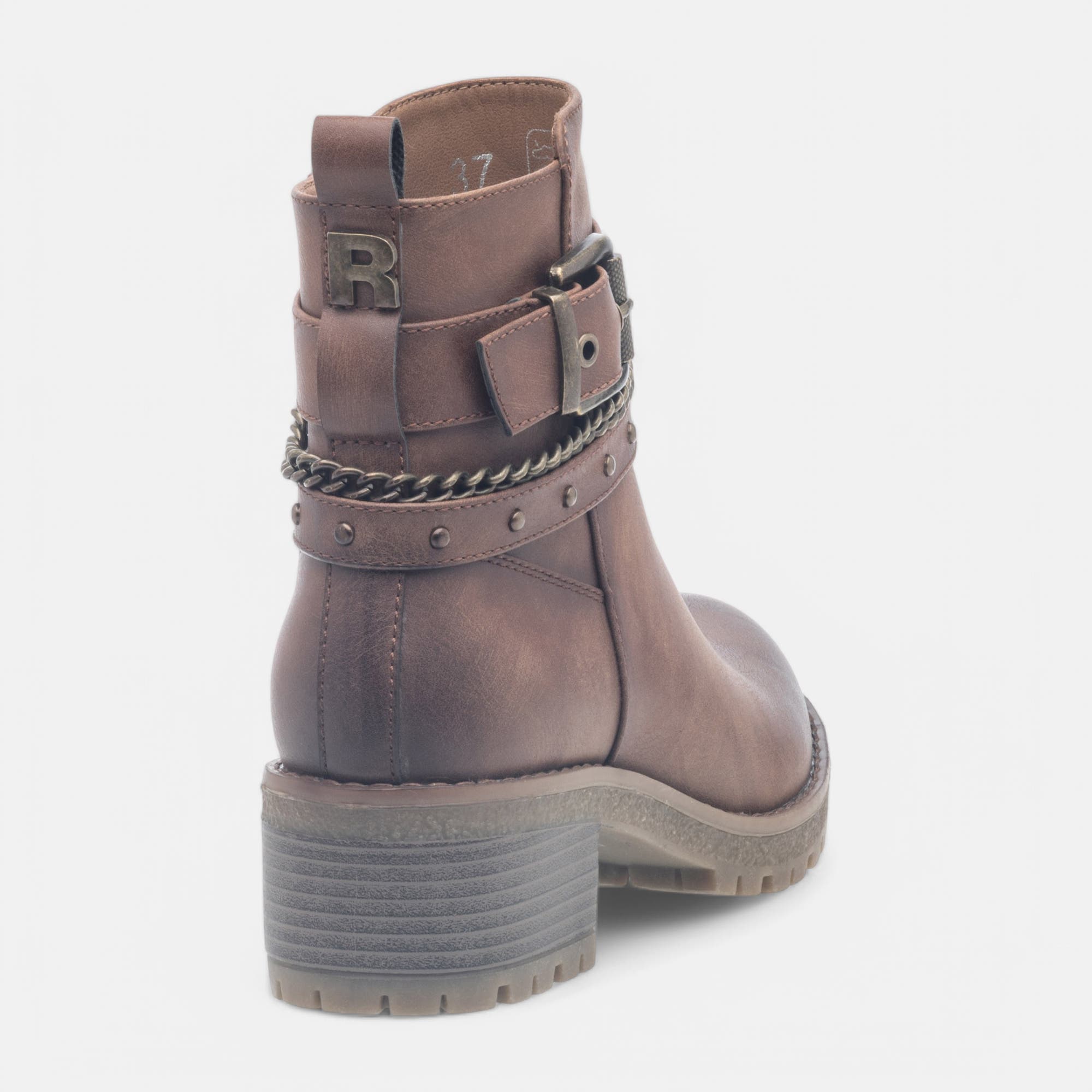 Boots à talon Femme camel