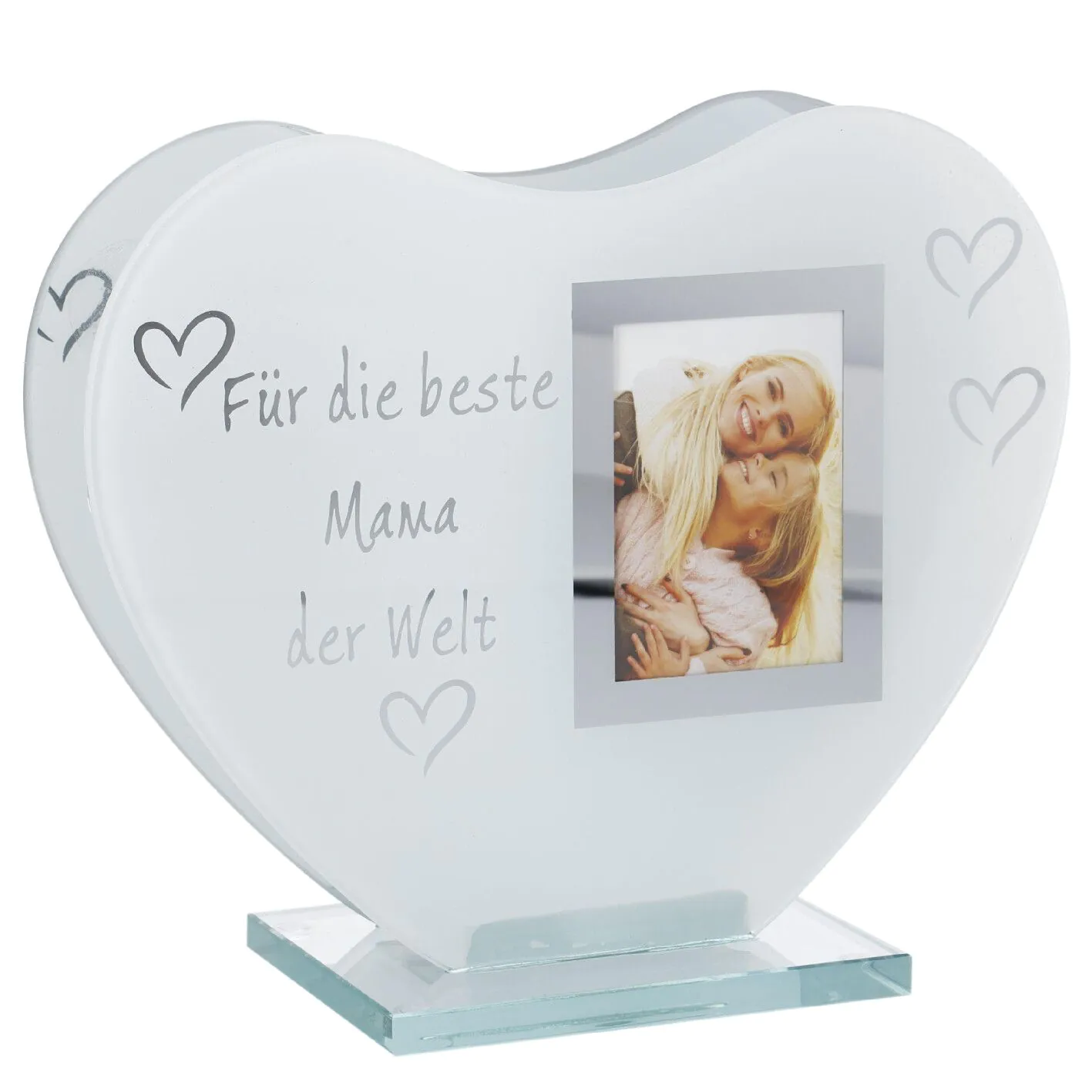 LED-Bilderrahmen Herz, Mama