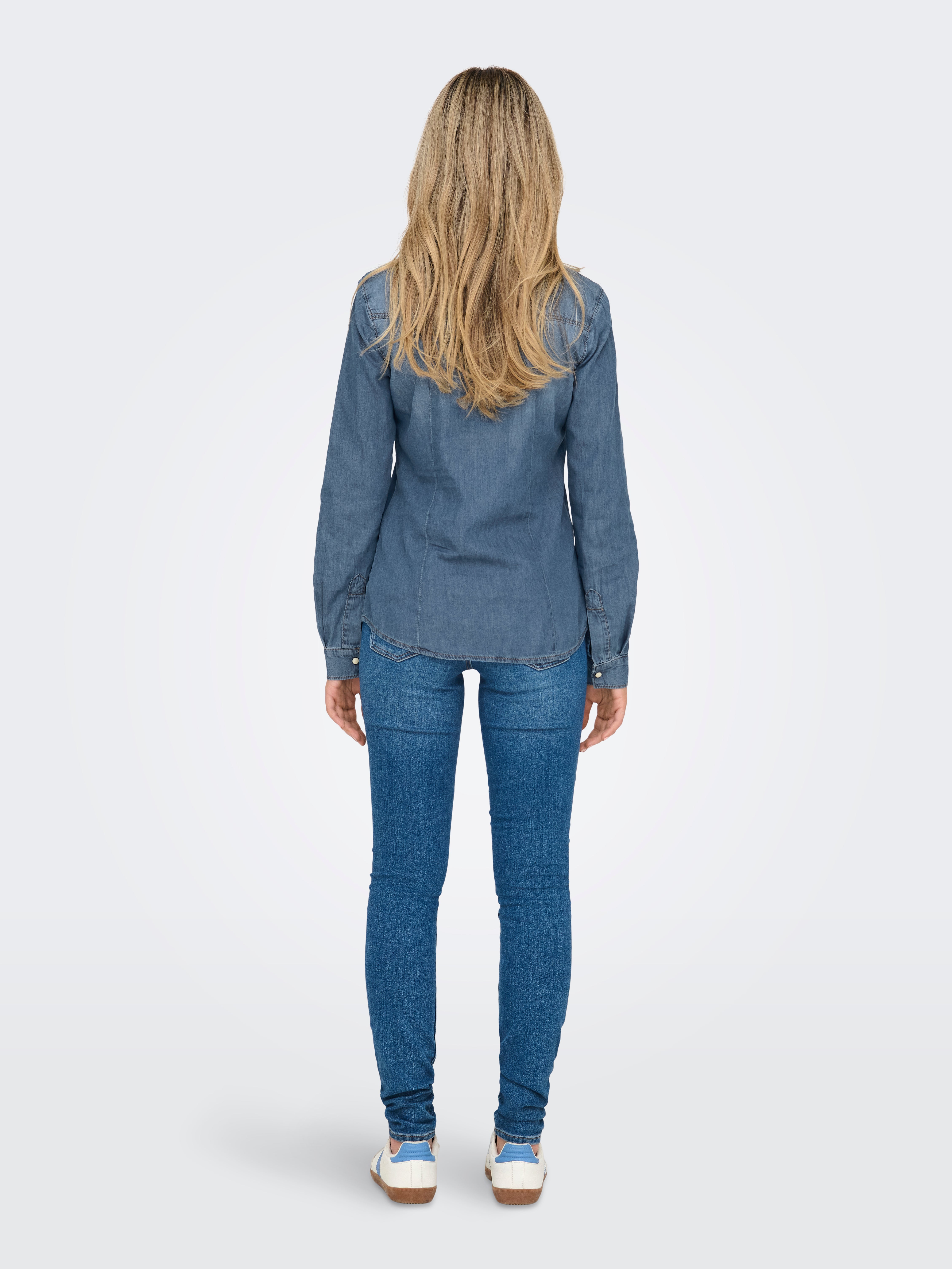 ONLROCK Jeanshemd Medium Blue Denim