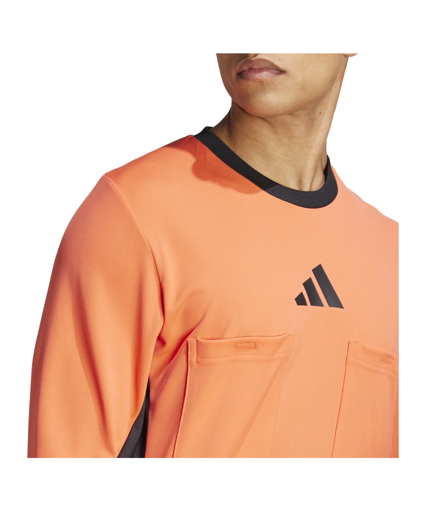 adidas Referee 24 Schiedsrichtertrikot langarm Orange