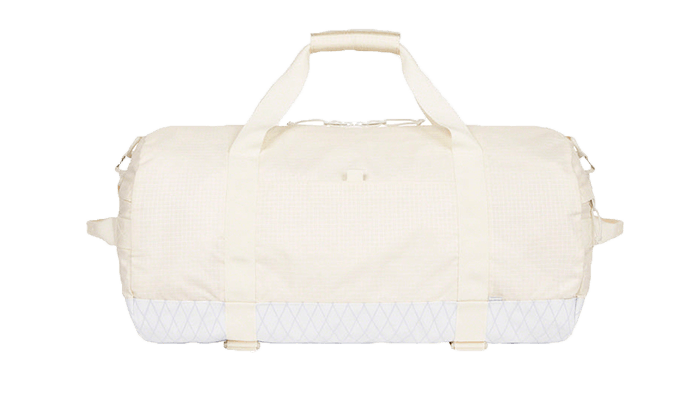 Supreme Logo Duffle Bag White (FW23)