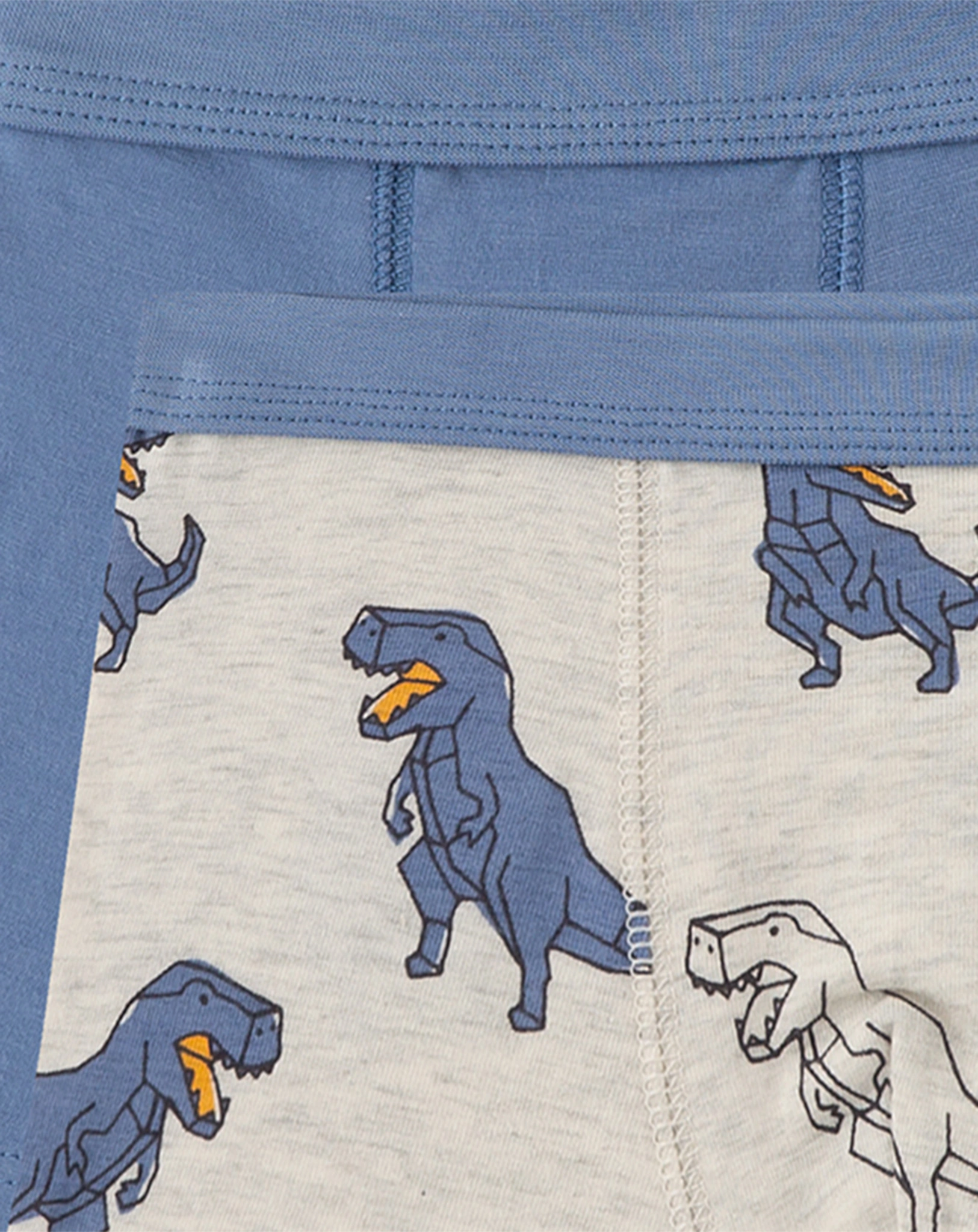 Boxershorts DINOS 2er Pack in grau melange