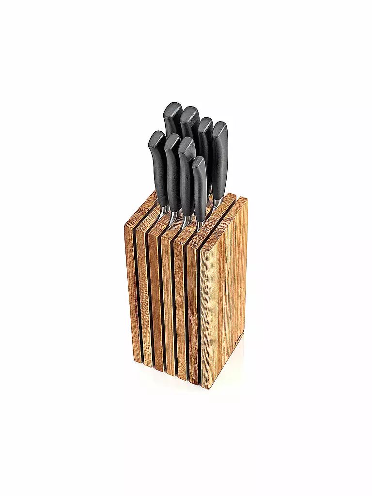 ZASSENHAUS Messerblock 13x26cm Eiche braun