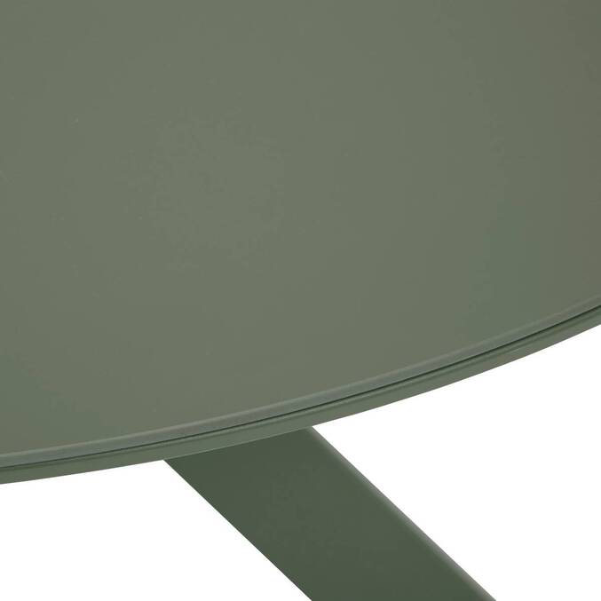 Table de jardin ronde ORYON Vert laurier