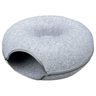 Aumüller Donut Katzentunnel/-höhle Ø50 hellgrau