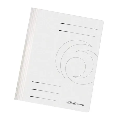 Herlitz Manila Karton Schnellhefter DIN A4, weiß, 10 Stück
