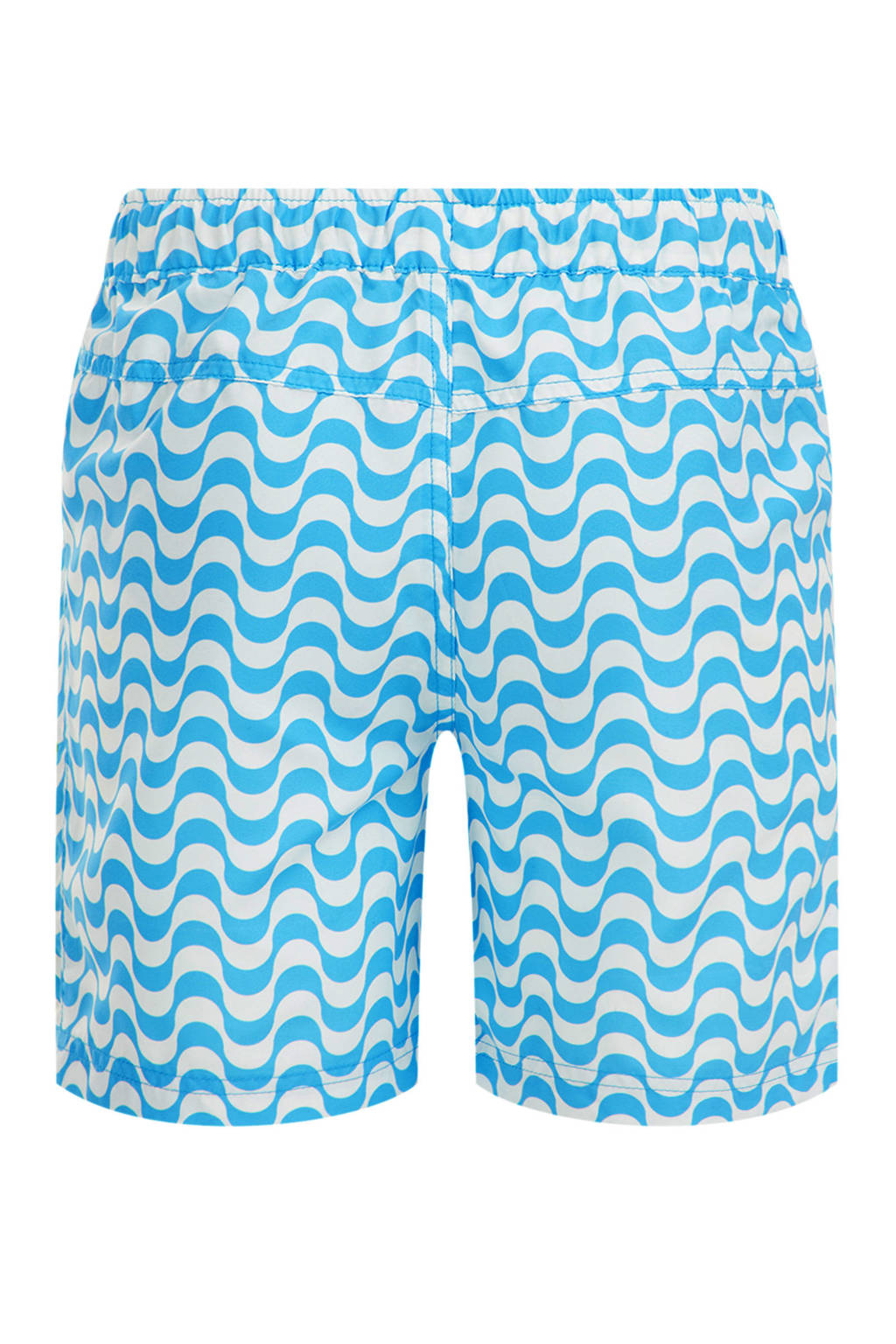 zwemshort turquoise/wit