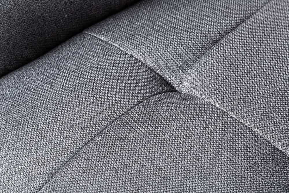 Drehbarer Design Stuhl MR. LOUNGER anthrazit grau Microfaser Flachgewebe mit Armlehne