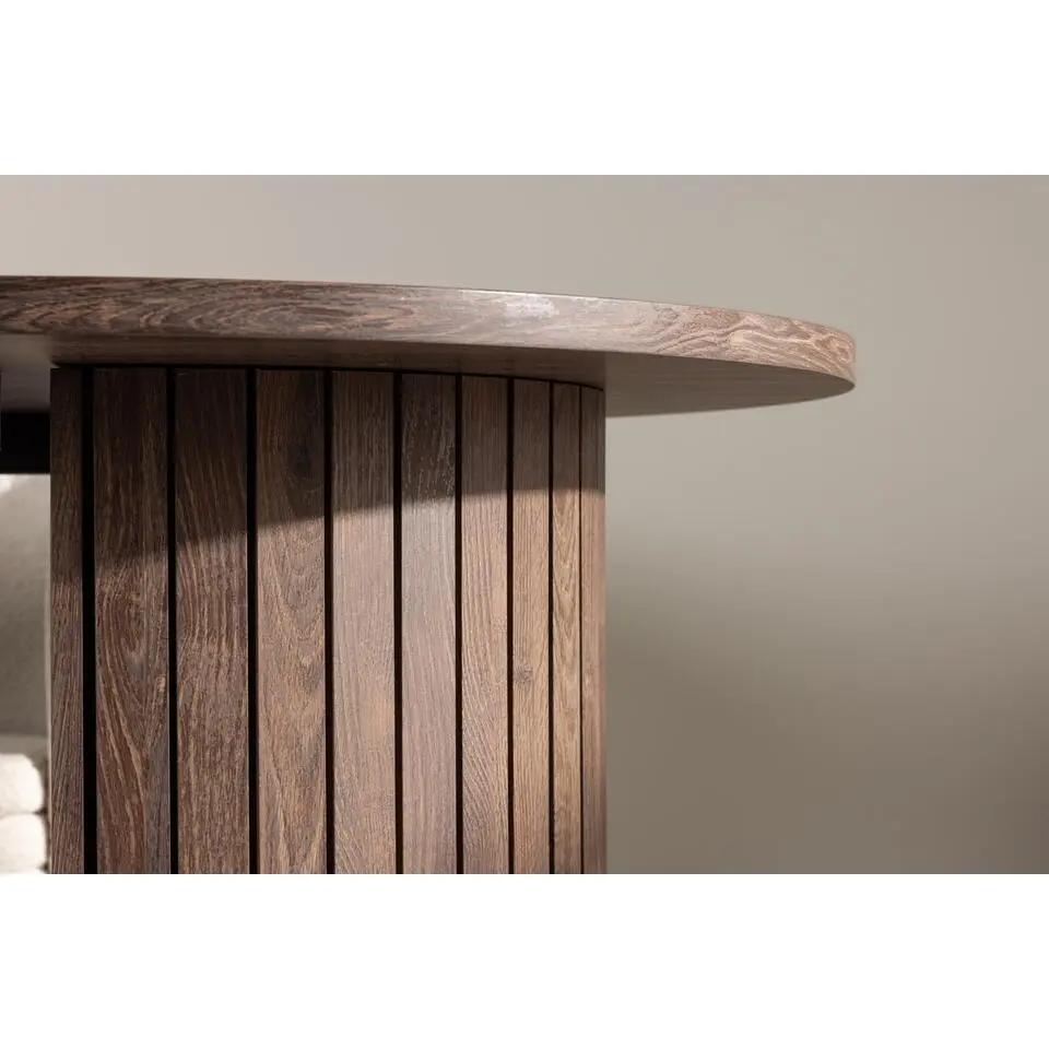 Eettafel Ovaal Bruin 200cm - Fineer - Scandinavisch - Tafel Härön