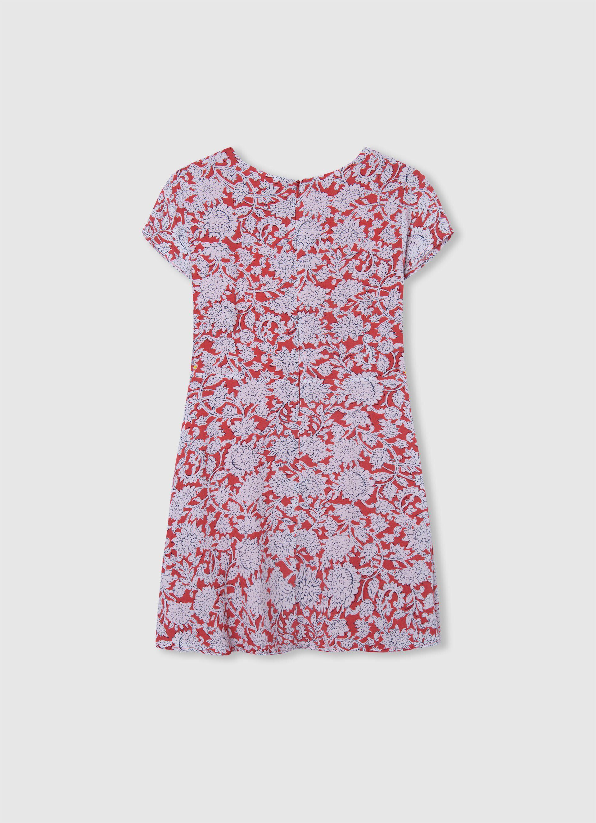 VESTIDO COM ESTAMPA FLORAL - multicolorido