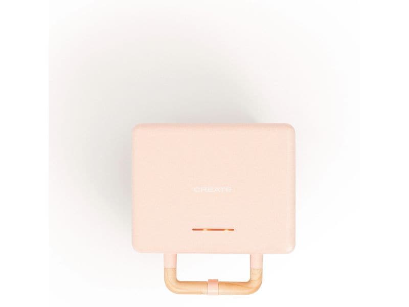 Create Waffeleisen Stone 3 in 1 Studio Pastelrosa Waffel- und Sandwichmaker
