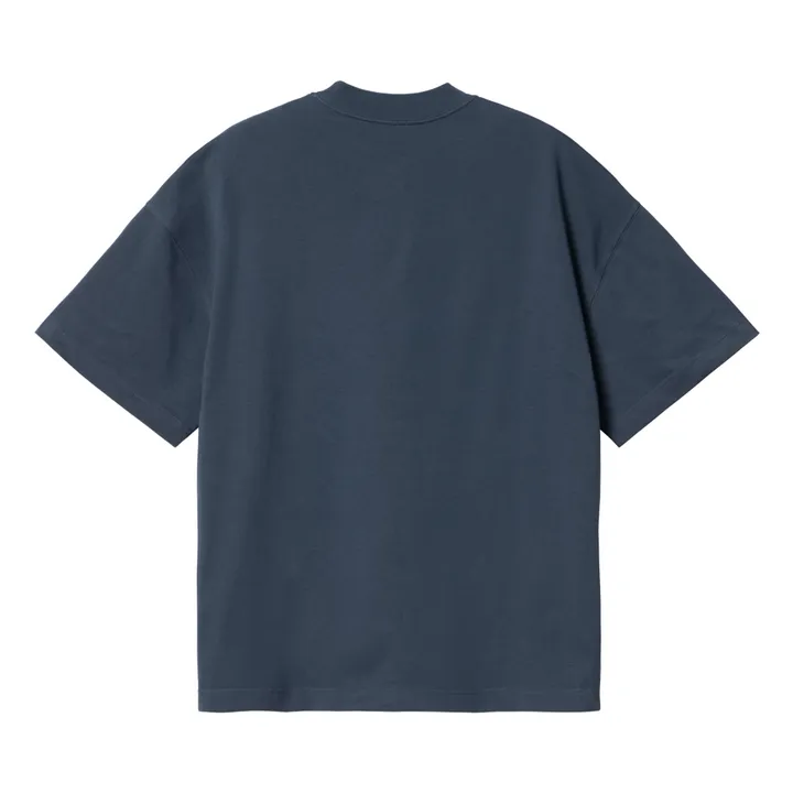 Carhartt WIP T-shirt Link Script Coton Bio | Bleu marine