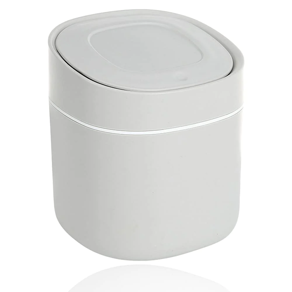Poubelle de table de 0,5L avec couvercle blanc Vendos85