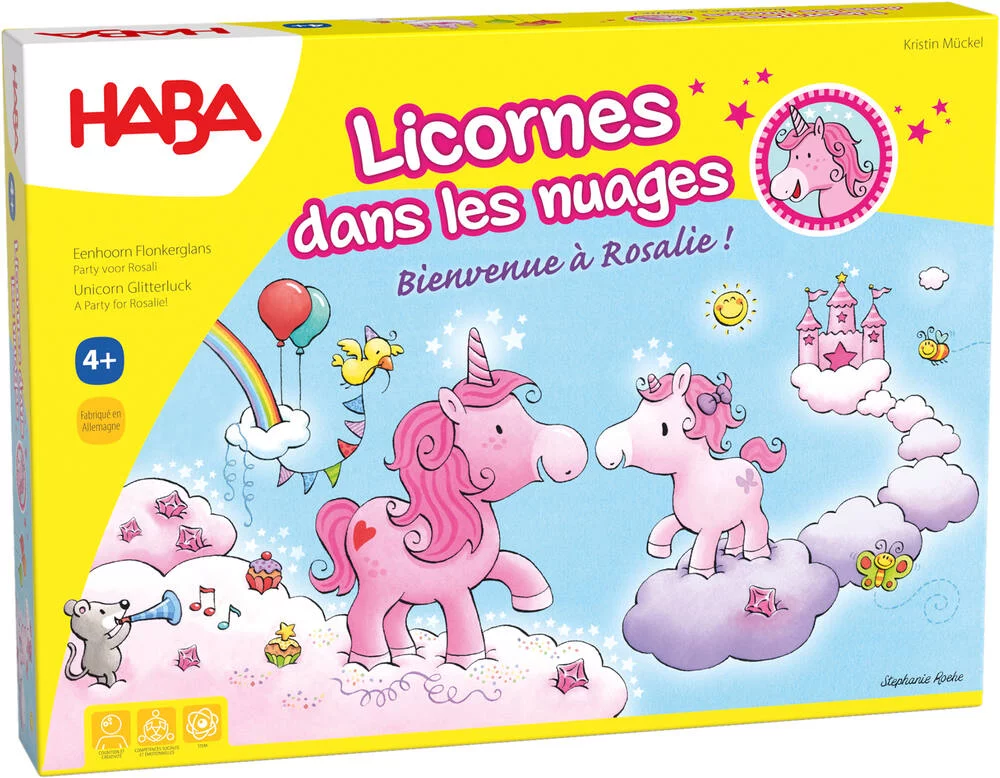LICORNE DANS LES NUAGES - BIENVENUE A ROSALIE