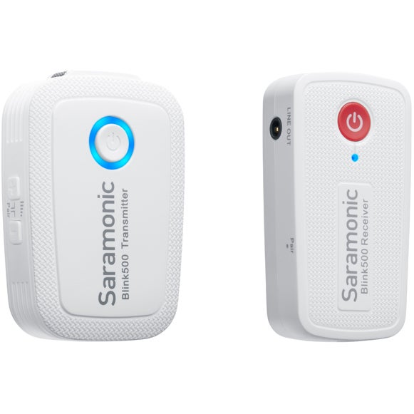 Saramonic Blink500 B1W (TXW+RXW) draadloze dasspeldmicrofoon 2.4 ghz (wit)