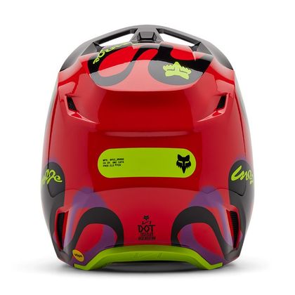 Casque cross Fox V1 EMOTION 2025 - Rouge
