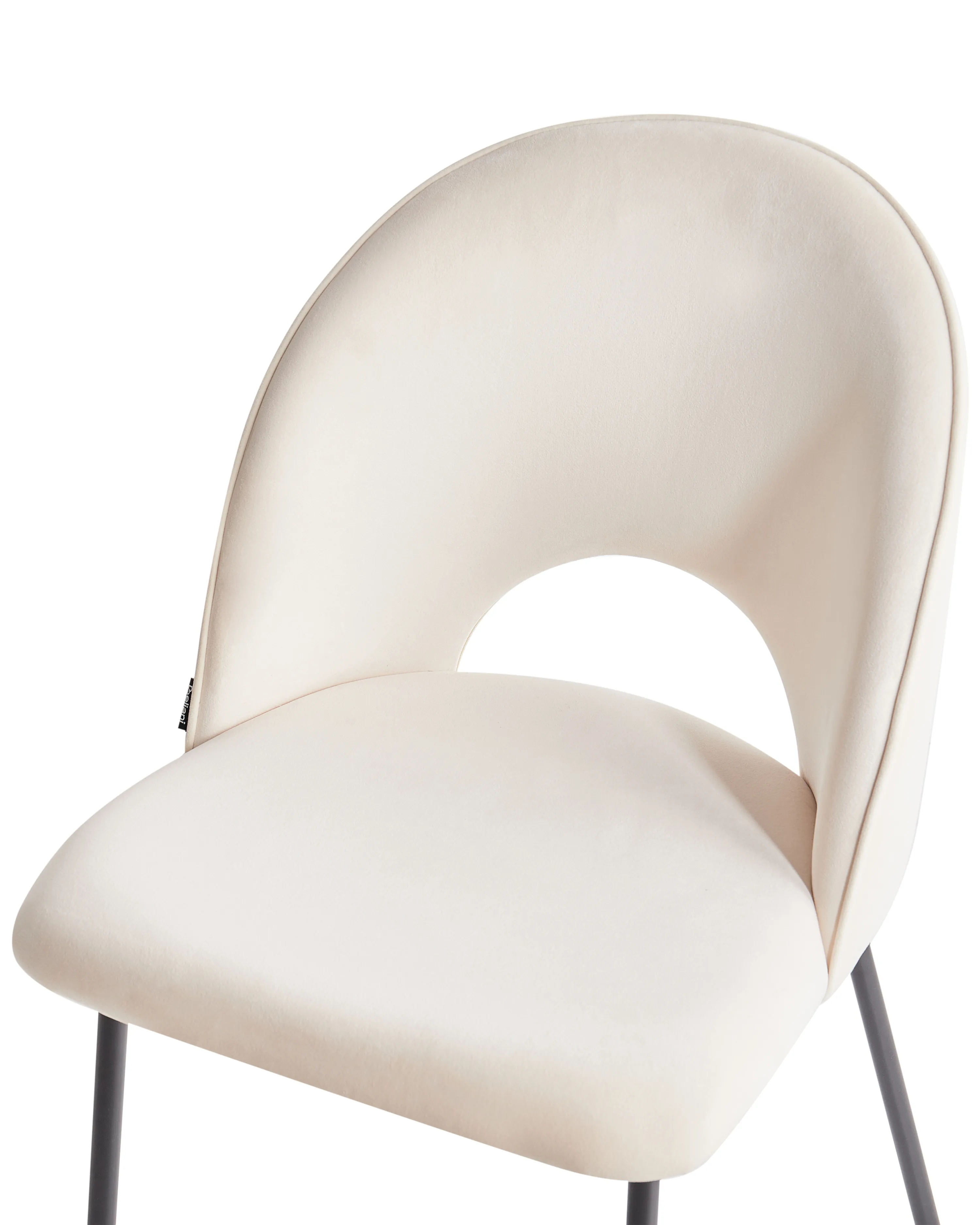 Set van 2 eetkamerstoelen COVELO Lichtbeige