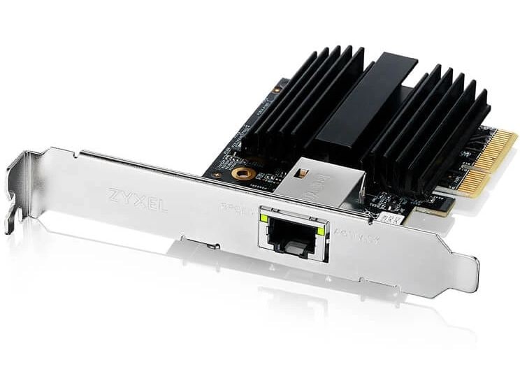 Zyxel Netzwerkkarte XGN100C 10G RJ45 v2 10G Network Adapter PCIe Card mit Single RJ45 Port