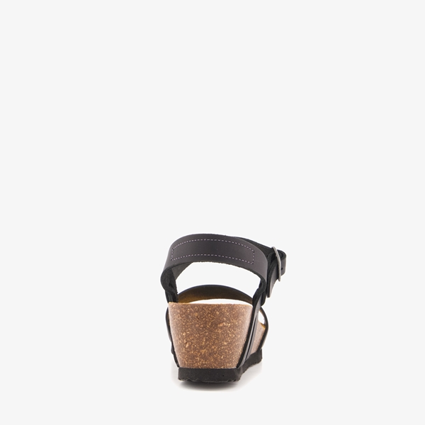 Hush Puppies leren dames sandalen met sleehak