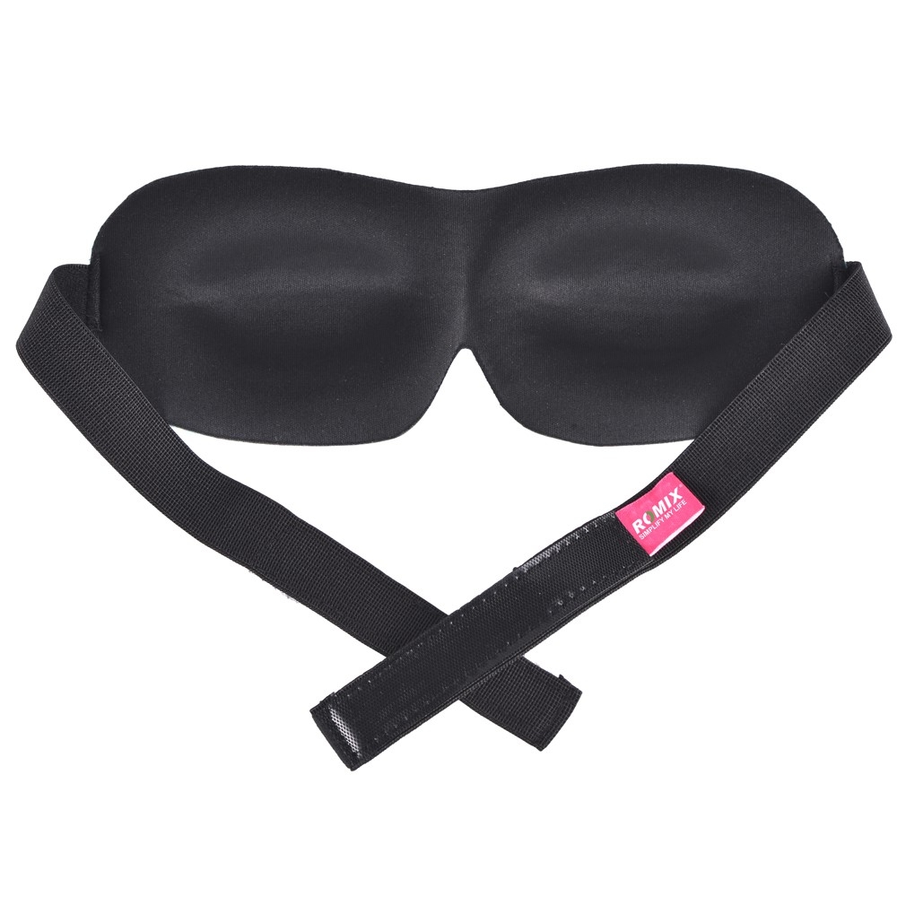 3D Augenmaske Schlafmaske Nachtmaske Augenbinde - Blau