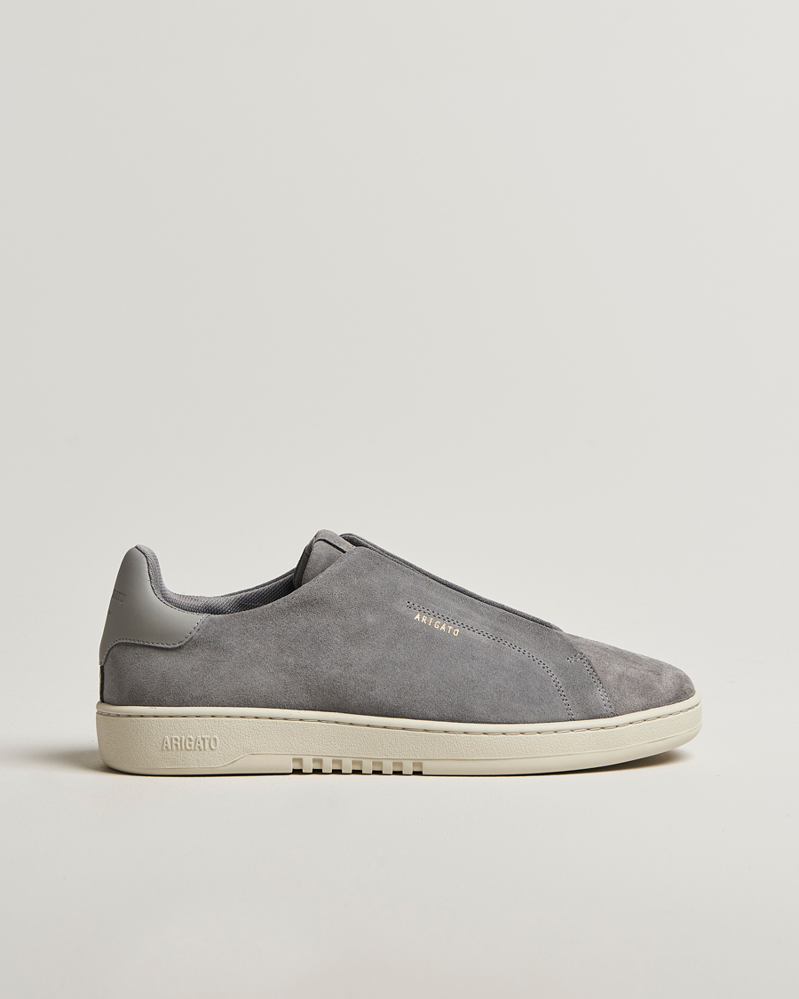 Axel Arigato Dice Laceless Sneaker Dark Grey Suede