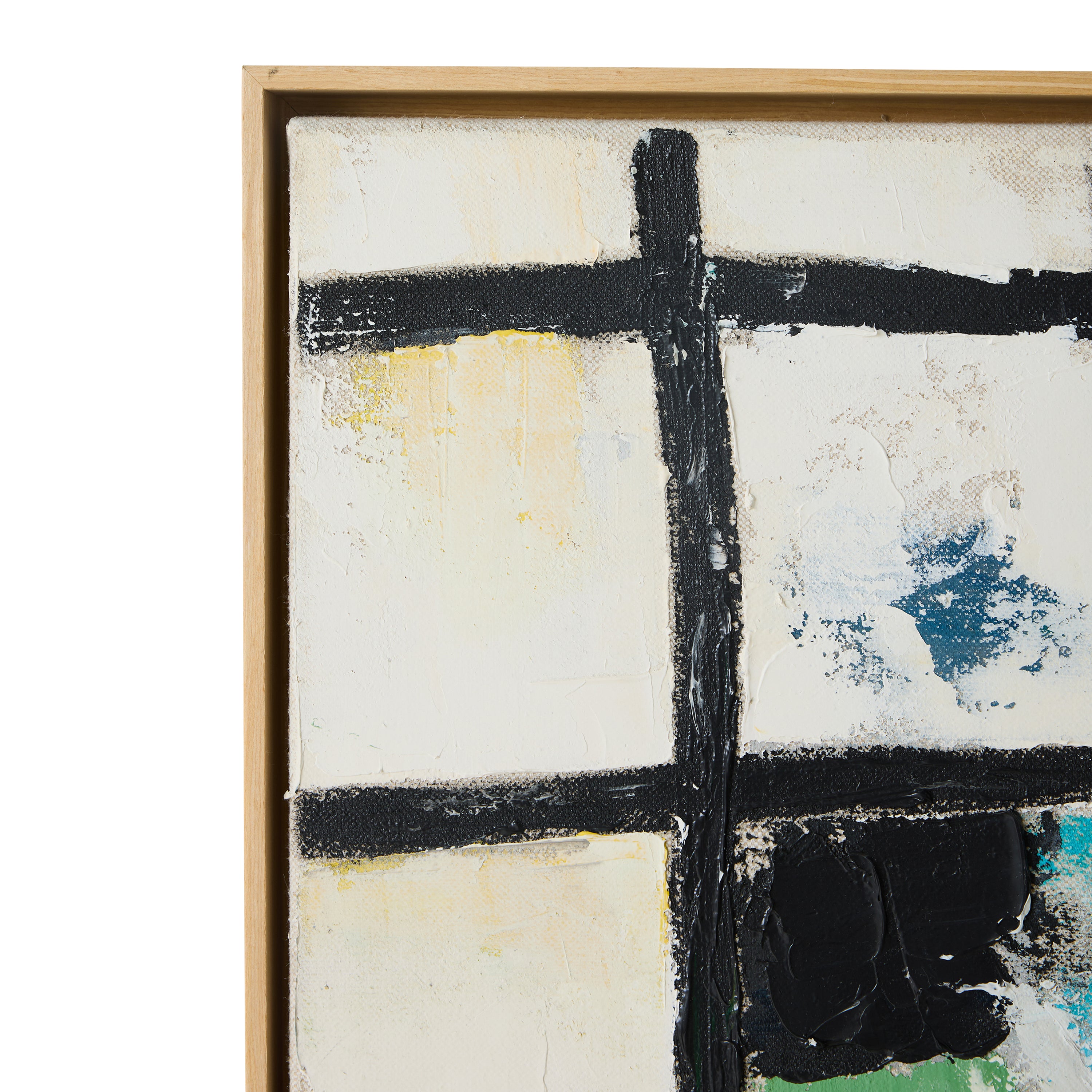 HKliving Framed Artwork Schilderij - 131 x 162 - Wired