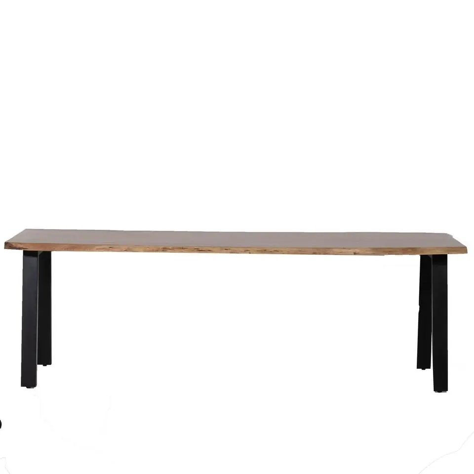 Eettafel Acaciahout - Naturel - 160x90x77cm - Lars