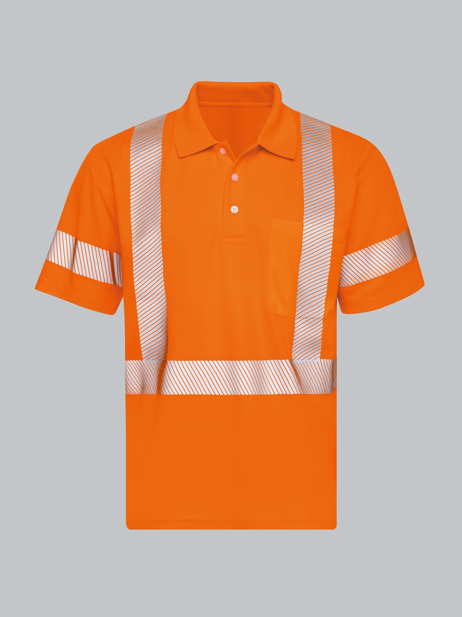 Poloshirt Warnschutzkleidung Leuchtorange