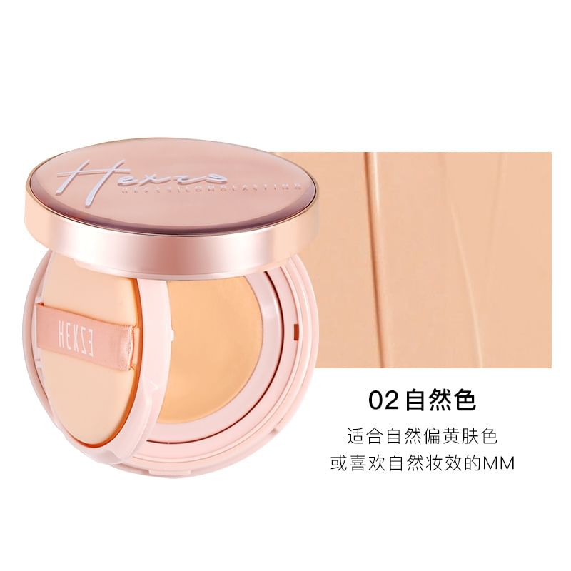 HEXZE - Brighting Long Lasting Cushion Foundation - 2 kleuren