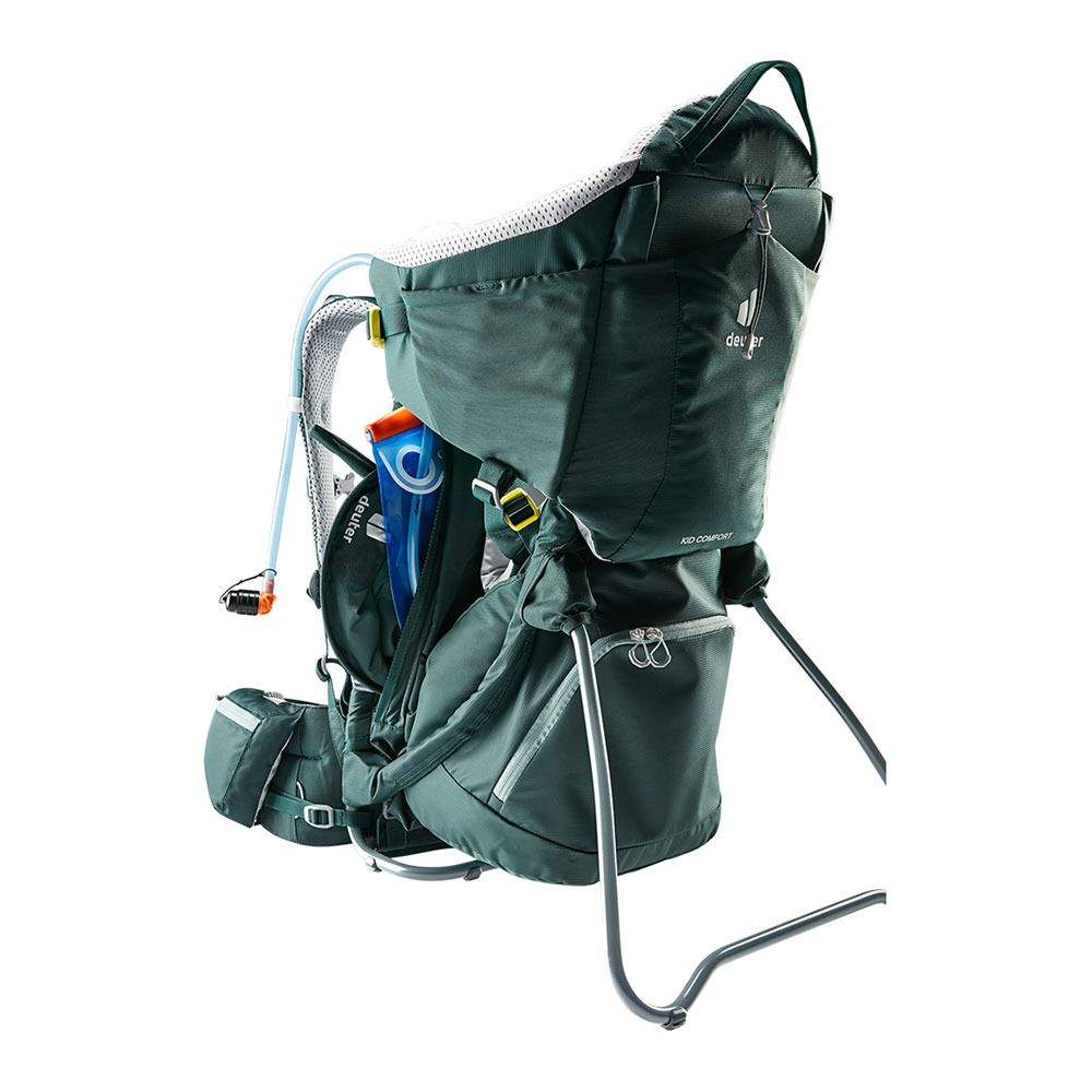 Deuter KID COMFORT 14L - Porte-bébé + Pare-soleil forest