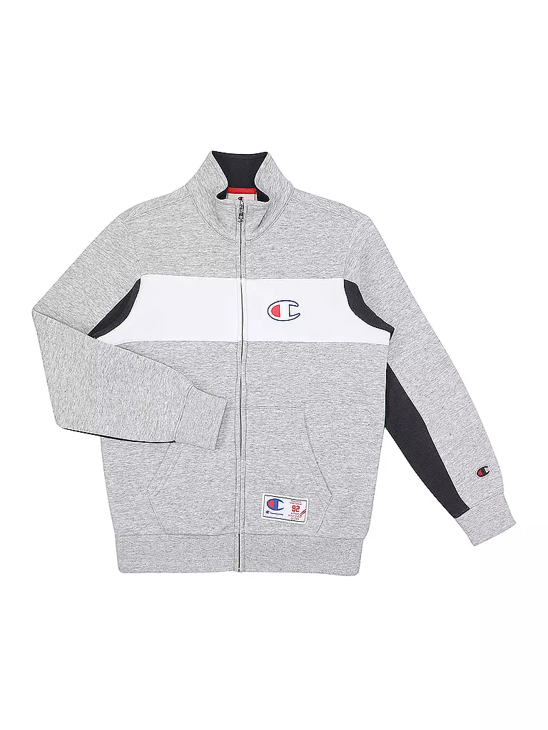 CHAMPION Jungen Jogginganzug 2-tlg hellgrau